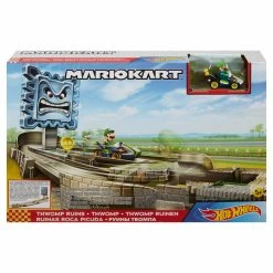 MATTEL, INC. Hot Wheels: Mario Kart: Thwomp Set (4) Toys