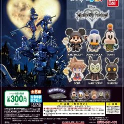 Kingdom Hearts Colle-Chara Character Capsule Figure Toy (Set Of 6)