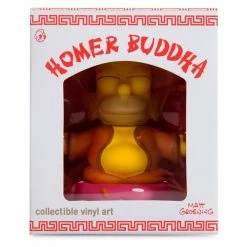 The Simpsons - Homer Buddha - Kidrobot 3" Collectible Vinyl Art Figure (Window Box)