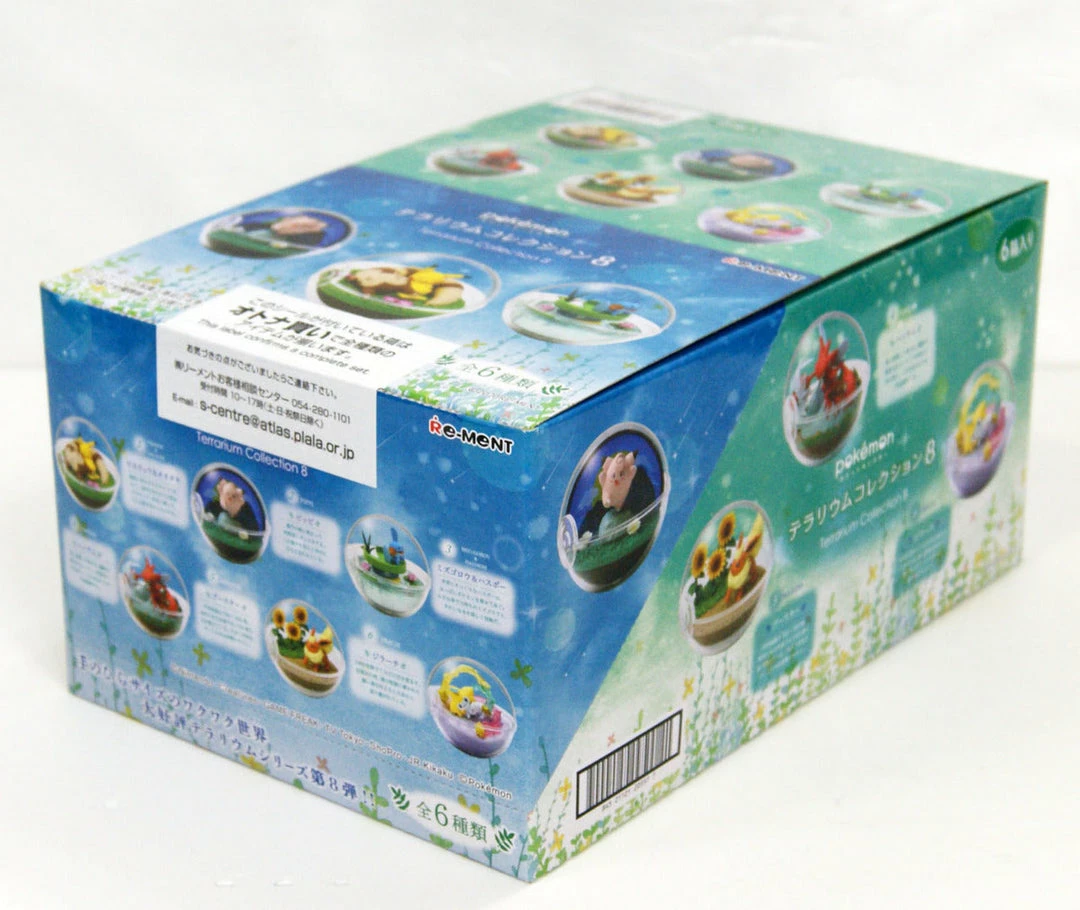 Pokemon - Terrarium Collection - Re-ment Blind Box Mini Figure Vol.8 (Case Pack) 3 Pokemon - Terrarium Collection - Re-ment Blind Box Mini Figure Vol.8 (Case Pack)