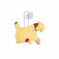Pokemon I Love Pikachu 3" Purple Heart Charm Plush Ball-Chain Keychain