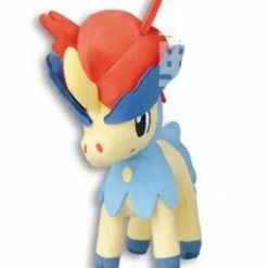 Pokemon Black White Movie 2012 Keldeo 6" Character Plush Doll Toy Plushie UFO Plushies