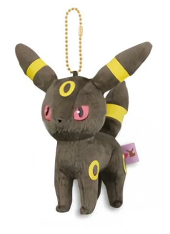 Plushies Pokemon I Love Eevee Umbreon 4" - Character Ball-Chain Keychain Mascot Plush 3 Plushies Pokemon I Love Eevee Umbreon 4" - Character Ball-Chain Keychain Mascot Plush