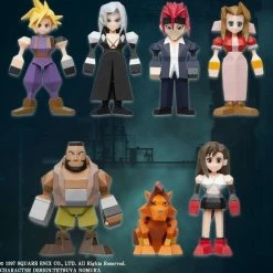Final Fantasy VII - Square Enix Character Polygon Mini Figures Set Of 8 Blind Box