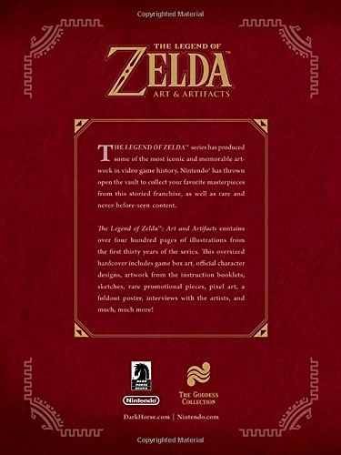 DARK HORSE COMICS The Legend Of Zelda: Art & Artifacts HC Art Book 7 DARK HORSE COMICS The Legend Of Zelda: Art & Artifacts HC Art Book