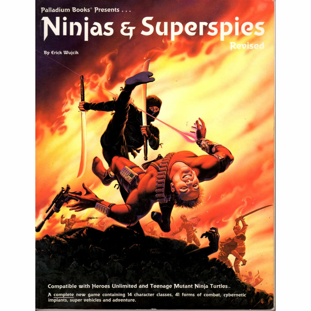 PALLADIUM BOOKS Ninjas And Superspies RPG Hardcover Role Playing Game (Pre-order) Q2 2021 3 PALLADIUM BOOKS Ninjas And Superspies RPG Hardcover Role Playing Game (Pre-order) Q2 2021