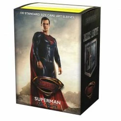 Dragon Shield - DC Justice League JL Superman - Matte Art Sleeves (100CT) [In Stock]
