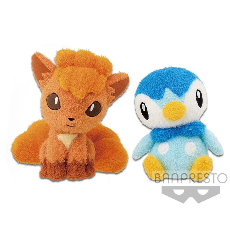 Plushies Pokemon Sun And Moon Vulpix & Piplup 10" Character DX Plush Toy 3 Plushies Pokemon Sun And Moon Vulpix & Piplup 10" Character DX Plush Toy