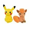 Pokemon Look At Your Tail! - Pikachu & Vulpix Character DX Plush Toy [In Stock] Plushies