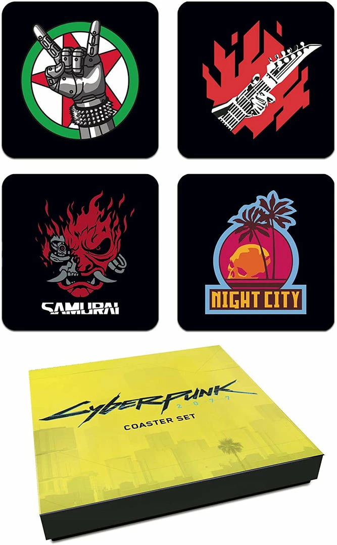 DARK HORSE COMICS Cyberpunk 2077: Coaster Set 3 DARK HORSE COMICS Cyberpunk 2077: Coaster Set