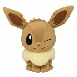Plushies Pokemon - Hitmonlee Eevee & Cubone - Chibi Color Series (Brown) 9" Character Super DX Plush Toy [In Stock]