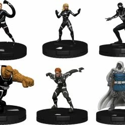 NECA Marvel HeroClix: Fantastic Four Future Foundation Fast Forces Miniatures Set