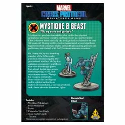 ATOMIC MASS GAMES Marvel Crisis Protocol: Beast And Mystique Pack Expansion Miniatures Game