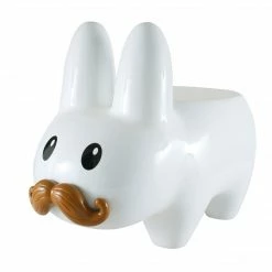 Stache Labbit White - Kidrobot Stool Labbit Art Toys