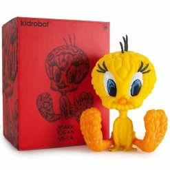 Looney Tunes - Tweety Medium By Mark Dean Veca Yellow - Kidrobot Art Toy Figure Figures