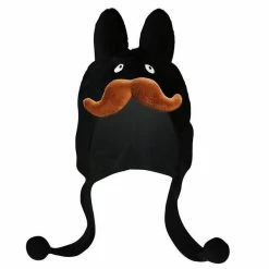 Labbit Art Toys Stache Labbit Black - Kidrobot Hat
