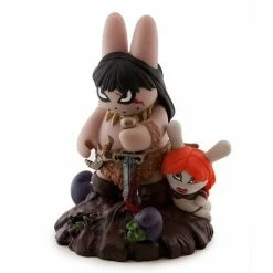 Kidrobot Figures Frank Kozik - Labbit The Barbarian Medium Frazetta Art Toy Figure