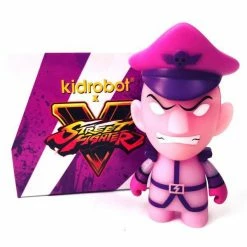 Street Figher - Ultimate Pyscho Crusher M Bison Purple - Kidrobot 3” Mini Figure Figures