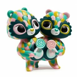 Care Bears - Share Bear By Horrible Adorables Green - Kidrobot Collectible Vinyl Art Figure Figures