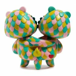 Care Bears - Share Bear By Horrible Adorables Green - Kidrobot Collectible Vinyl Art Figure Figures