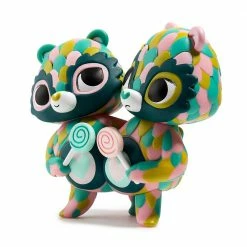 Care Bears - Share Bear By Horrible Adorables Green - Kidrobot Collectible Vinyl Art Figure Figures