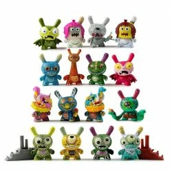Figures Kaiju Dunny Battle Series - Kidrobot Blind Box Vinyl Mini Figure (Case Pack)