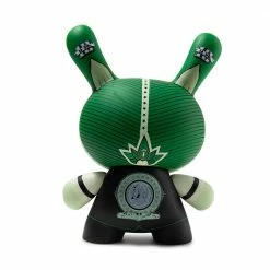 Figures Cash Wolf Dunny By Josh Divine Green - Kidrobot 5” Art Toy