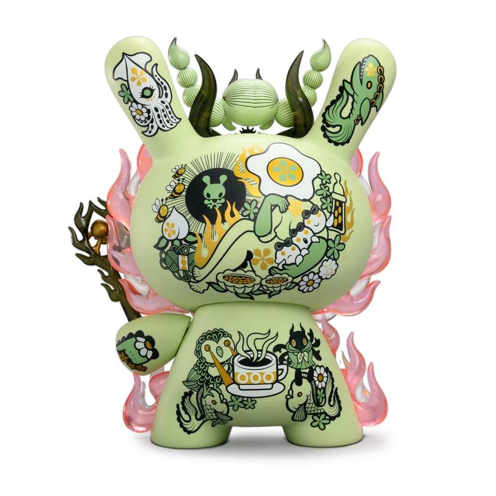 La Flamme Dunny By Junko Mizuno Green - Kidrobot 8” Art Toy Figures 8 La Flamme Dunny By Junko Mizuno Green - Kidrobot 8” Art Toy Figures