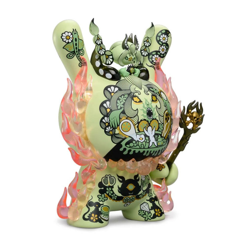 La Flamme Dunny By Junko Mizuno Green - Kidrobot 8” Art Toy Figures 10 La Flamme Dunny By Junko Mizuno Green - Kidrobot 8” Art Toy Figures