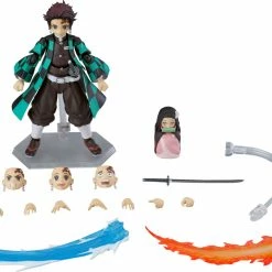Figures Demon Slayer: Kimetsu No Yaiba - Tanjiro Kamado DX Edition - Figma Action Figure