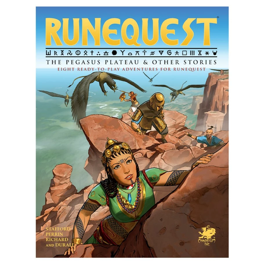 CHAOSIUM All Books RuneQuest: The Pegasus Plateau Role Playing Game 3 CHAOSIUM All Books RuneQuest: The Pegasus Plateau Role Playing Game