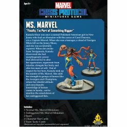 ATOMIC MASS GAMES Marvel Crisis Protocol: MS. Marvel Miniatures Expansion (Pre - Order) Jan 2022 [Pre-order]