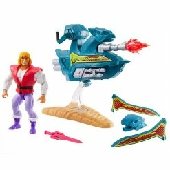 MATTEL, INC. Masters Of The Universe: Origins Prince Adam Sky Sled Vehicle Toys