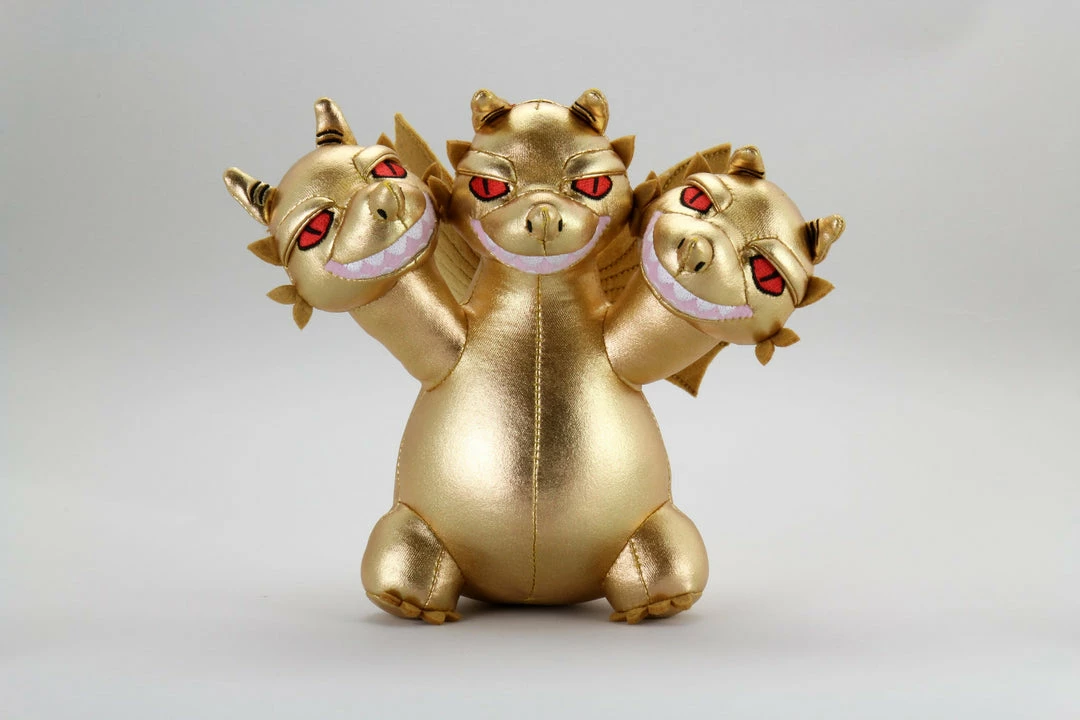 Godzilla - Ghidorah - Kidrobot 8” Phunny Plush Plushies 3 Godzilla - Ghidorah - Kidrobot 8” Phunny Plush Plushies