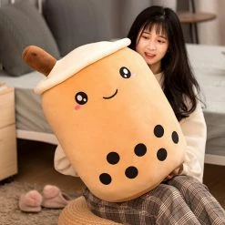 Plushies Bobaberi, Jasmine Green Milk Tea, 9in To 14in Plush Doll Toy [In Stock]