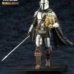 Star Wars The Mandalorian - Mandalorian™ & Grogu™ With Beskar Staff - Kotobukiya ARTFX+ 1/10 Scale Figure (SW193) [Pre-order]