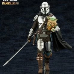 Star Wars The Mandalorian - Mandalorian™ & Grogu™ With Beskar Staff - Kotobukiya ARTFX+ 1/10 Scale Figure (SW193) [Pre-order]