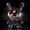 Flippin Rainbows - Kidrobot 13” Plush Dunny Art Figure [Pre-order] Figures