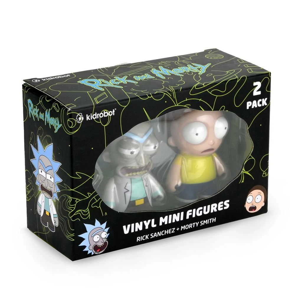 Adult Swim Raygun Rick & Morty - Kidrobot Vinyl Mini Figures 2-Pack 5 Adult Swim Raygun Rick & Morty - Kidrobot Vinyl Mini Figures 2-Pack