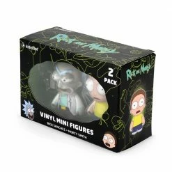 Adult Swim Raygun Rick & Morty - Kidrobot Vinyl Mini Figures 2-Pack