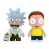Adult Swim Raygun Rick & Morty - Kidrobot Vinyl Mini Figures 2-Pack