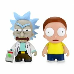 Adult Swim Raygun Rick & Morty - Kidrobot Vinyl Mini Figures 2-Pack