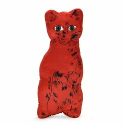 Plushies Andy Warhol - Cat (Red) - Kidrobot 18" Plush [Pre-order]