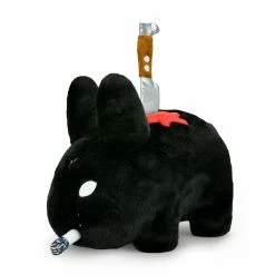 Black Backstab Labbit By Frank Kozik - Kidrobot 14" Plush [Pre-order] Labbit Art Toys