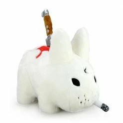 Labbit Art Toys Backstab Labbit By Frank Kozik (White) - Kidrobot 14” Plush [Pre-order]