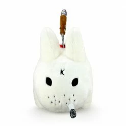Labbit Art Toys Backstab Labbit By Frank Kozik (White) - Kidrobot 14” Plush [Pre-order]