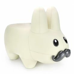 Virgin White Leather Labbit By Frank Kozik - Kidrobot Stool [Pre-order]