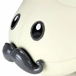 Virgin White Leather Labbit By Frank Kozik - Kidrobot Stool [Pre-order]