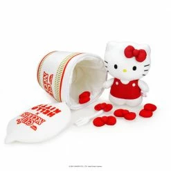 Nissin Cup Noodles X Hello Kitty - Fork & Bow - Kidrobot 12" Interactive Plush