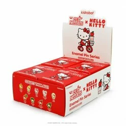 Nissin Cup Noodles X Hello Kitty - 1.5” Kidrobot Enamel Pin [Pre-order]